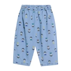 Blauwe Katoen Elastaan Broek