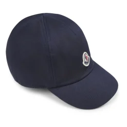 Blauwe Katoenen Hoed met Klep