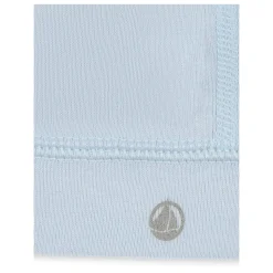 Blauwe Katoenen Pasgeboren Muts met Logo