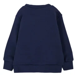 Blauwe Katoenen Sweatshirt met Esdoornblad