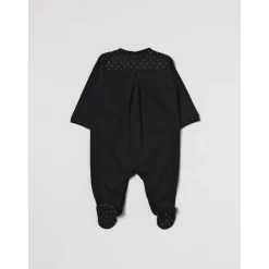 Blauwe Kids Romper Bodysuit Slabbetje Set
