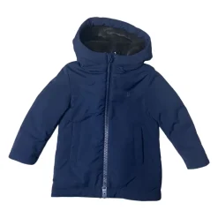 Blauwe Kinderjas met Shearling Interieur