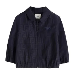 Blauwe Kinderjassen Katoenen Babykleding