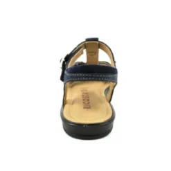 Blauwe Meisjes Sandalen van Veloursleer