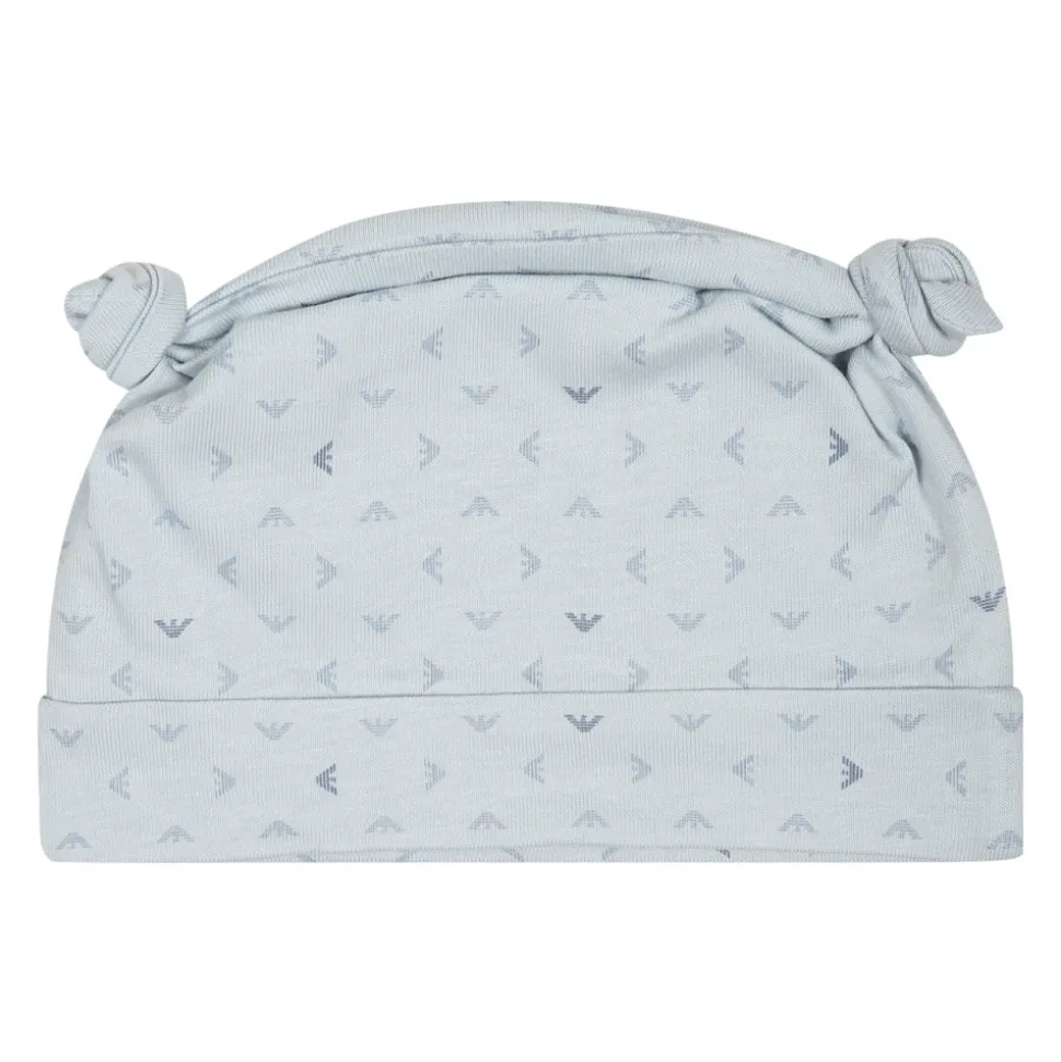 Blauwe Pasgeboren Muts met Adelaar Logo