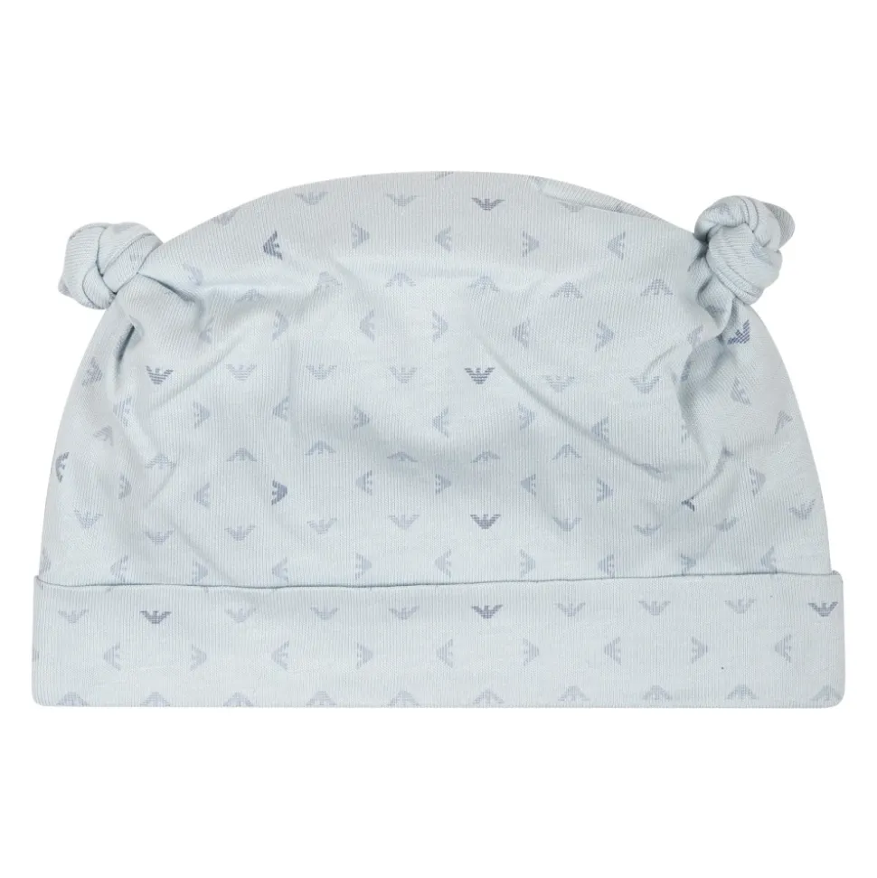 Blauwe Pasgeboren Muts met Adelaar Logo