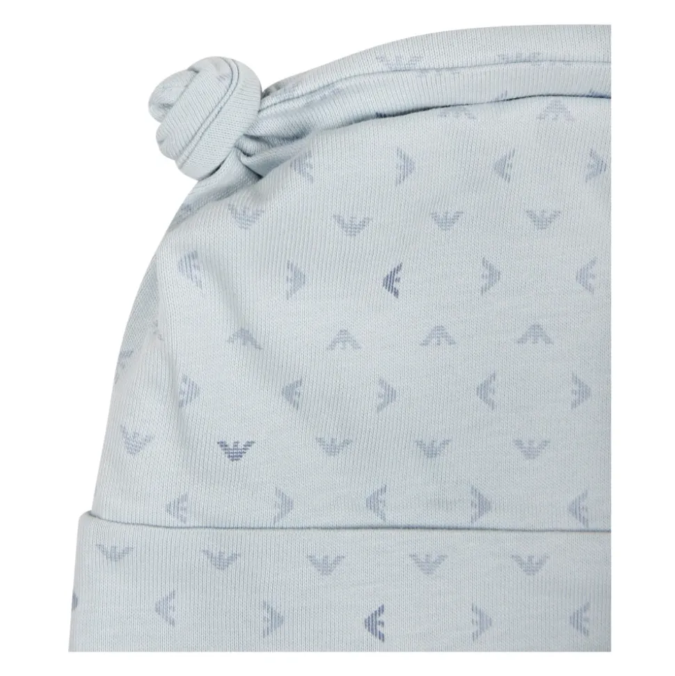 Blauwe Pasgeboren Muts met Adelaar Logo