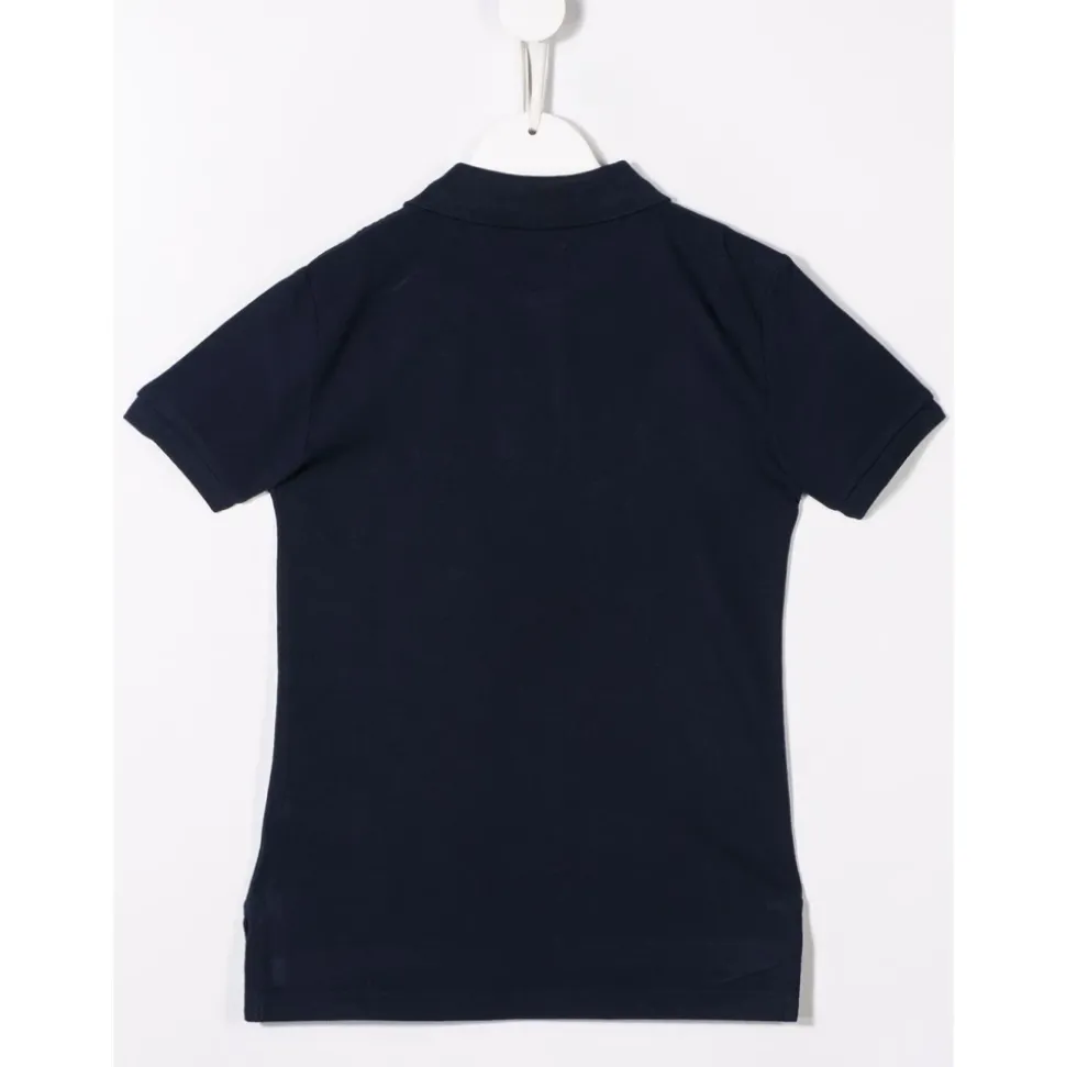 Blauwe Polo Pony Motif T-shirt