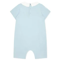 Blauwe Romper met Teddybeer Versiering