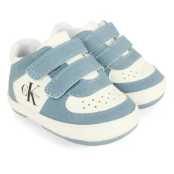 Blauwe Sneakers van Kunstleer met Logo