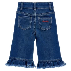 Blauwe Steen Denim Jeans met Galetta