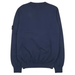 Blauwe Sweater met Logo Detail