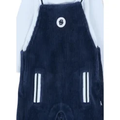 Blauwe Tuinbroek en T-shirt Set