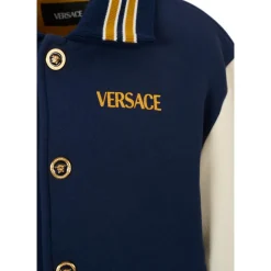 Blauwe Varsity Style Bomberjack