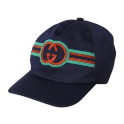 Blauwe Web Stripe Baseball Cap