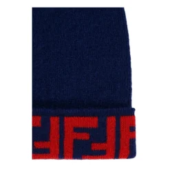 Blauwe Wol Kasjmier Kinderhoeden