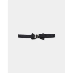 Blauwe Zijden Vlinderdas met Zwarte Arend