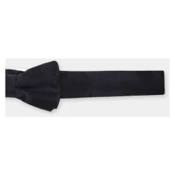 Blauwe Zijden Vlinderdas met Zwarte Arend