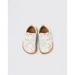 Bloem Sneakers met Leren Bovenwerk