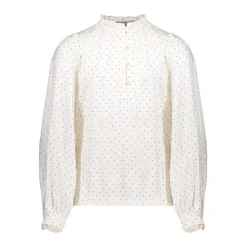 Blouse met glanzende stippen