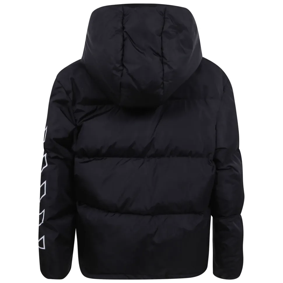 Bookish Diag Short Puffer