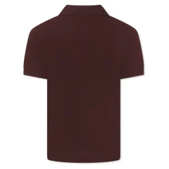 Bordeaux Katoenen Piqué Poloshirt