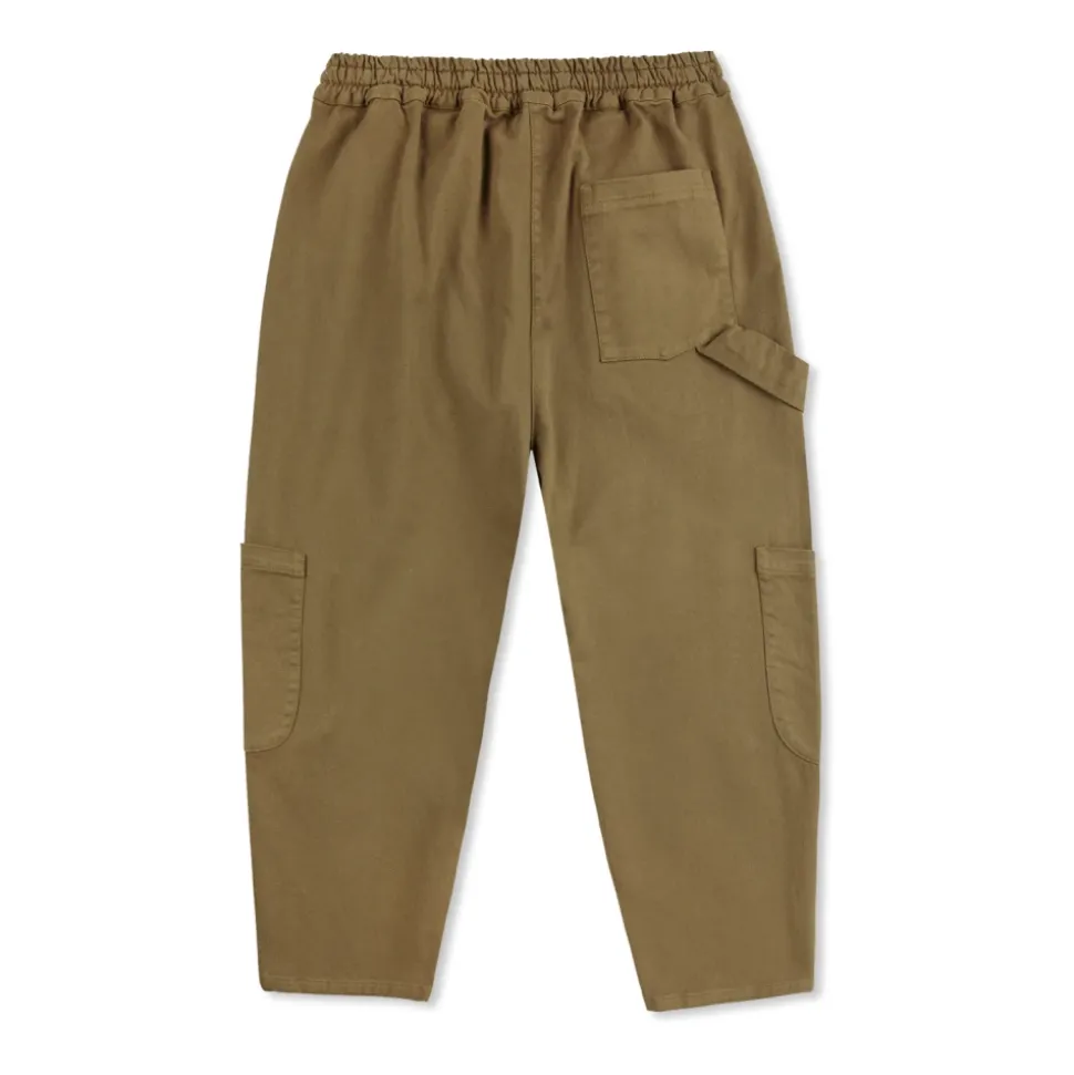 Broek met bedrukt logo