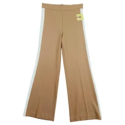 Broeken met zijstrepen en logo