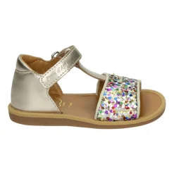 Bronzen Meisjes Sandalen POPPY TAO EASY