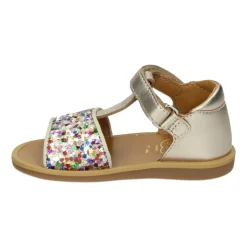 Bronzen Meisjes Sandalen POPPY TAO EASY