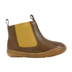 Bruin Leren Chelsea Boots voor Kinderen
