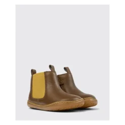 Bruin Leren Chelsea Boots voor Kinderen