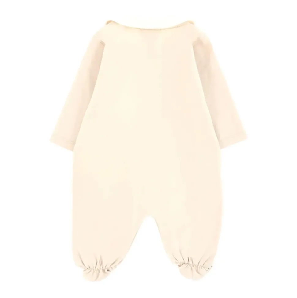 Bruine Babyjurk met Beige Kit
