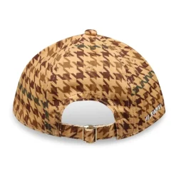 Bruine Biologische Katoenen Hoed Pied-de-Poule