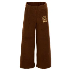 Bruine Faux Shearling Casual Broek