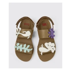 Bruine Kindersandalen met Applicaties