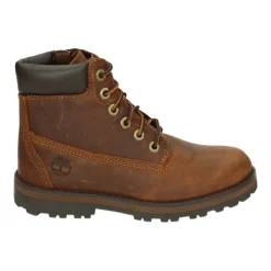 Bruine leren jongensschoenen