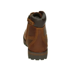 Bruine leren jongensschoenen