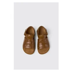 Bruine Leren Sandaal voor Kinderen