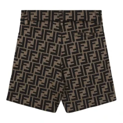 Bruine Logo Print Jersey Shorts