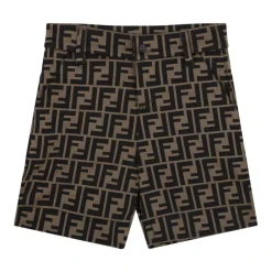 Bruine Logo Print Jersey Shorts