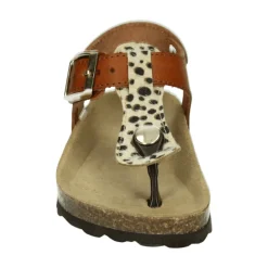 Bruine Sandaal met Rubberen Zool