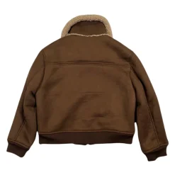 Bruine Sherpa Design Kinderjas