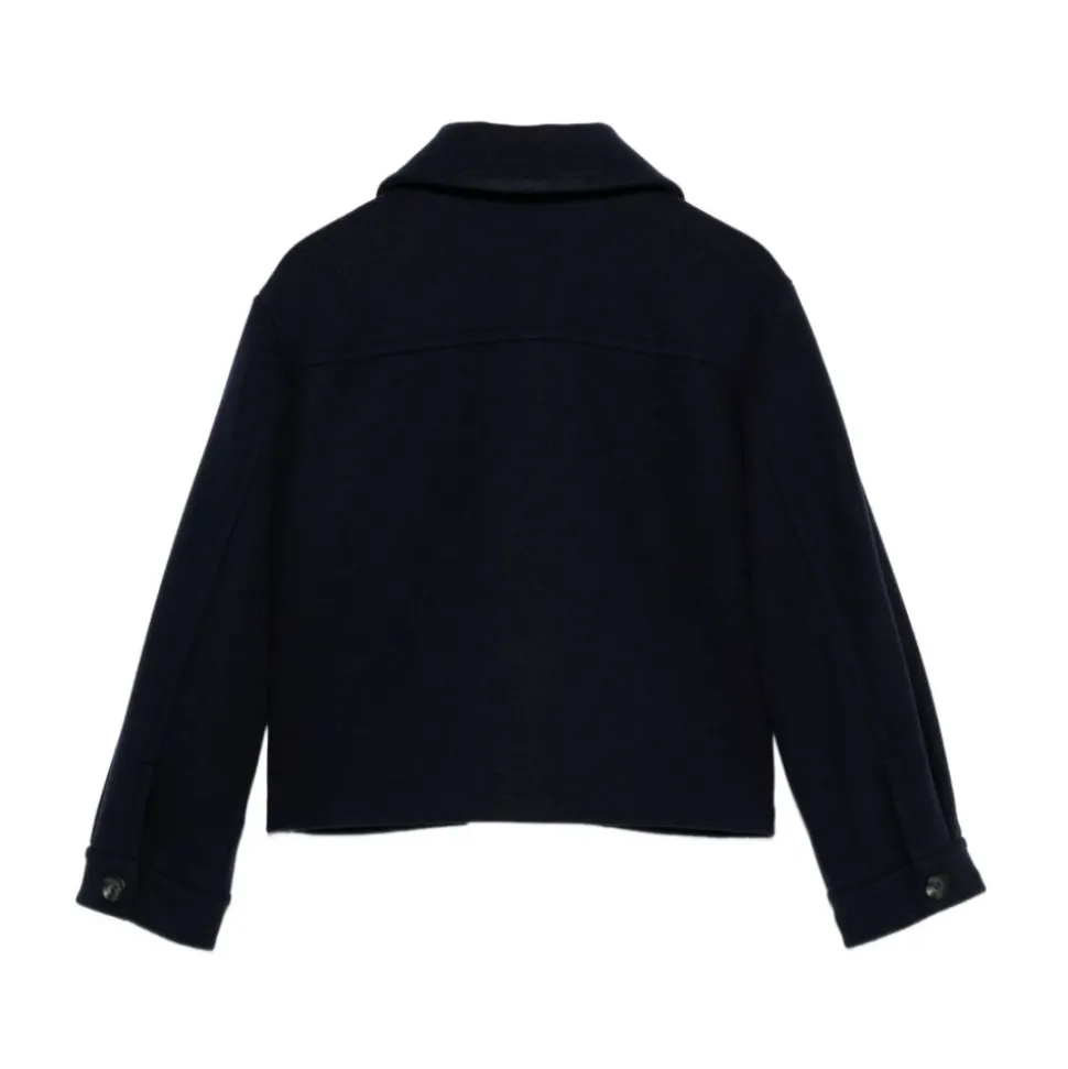 Caban jack van wol met rits