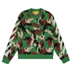 Camouflage Knitwear Sweater