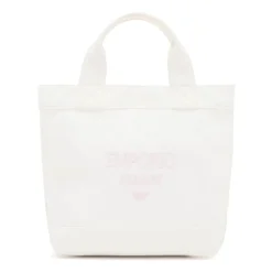 Canvas Shopper Tas met Logo Borduursel