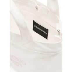 Canvas Shopper Tas met Logo Borduursel