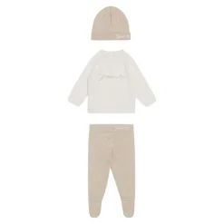 Cardigan, Broek & Trek-aan Muts Set