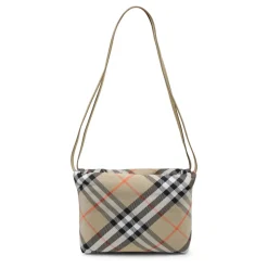 Casual Beige Tas met Vintage Check