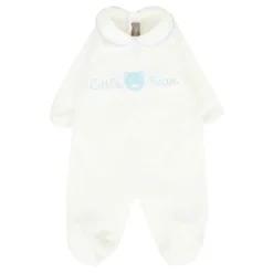 Chenille Rompers met Teddybeer Borduurwerk